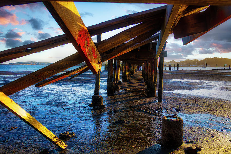 Pier Falling Down Photograph by Garry Gay
