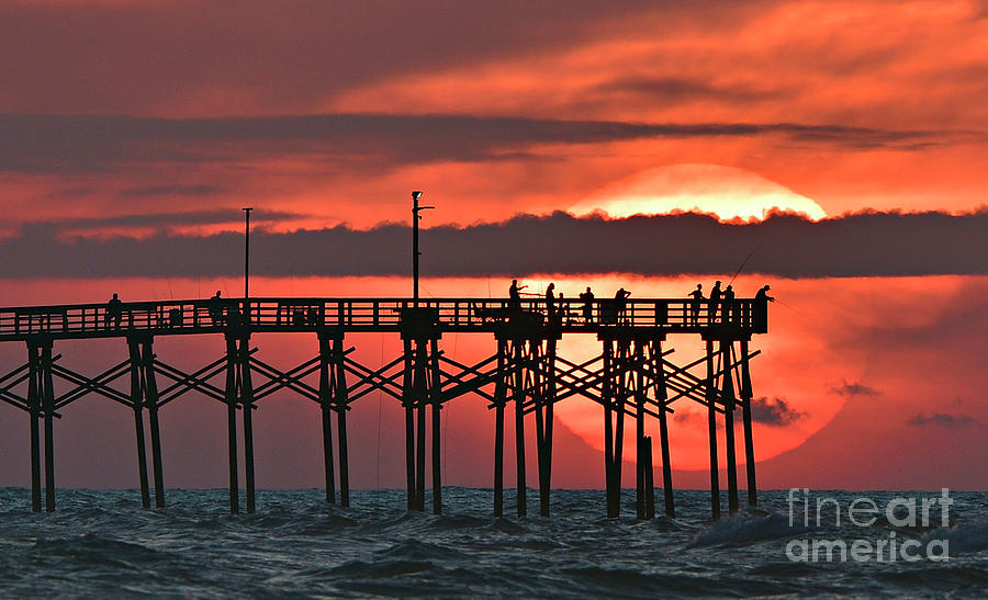 Pier Fishing Photograph by DJA Images