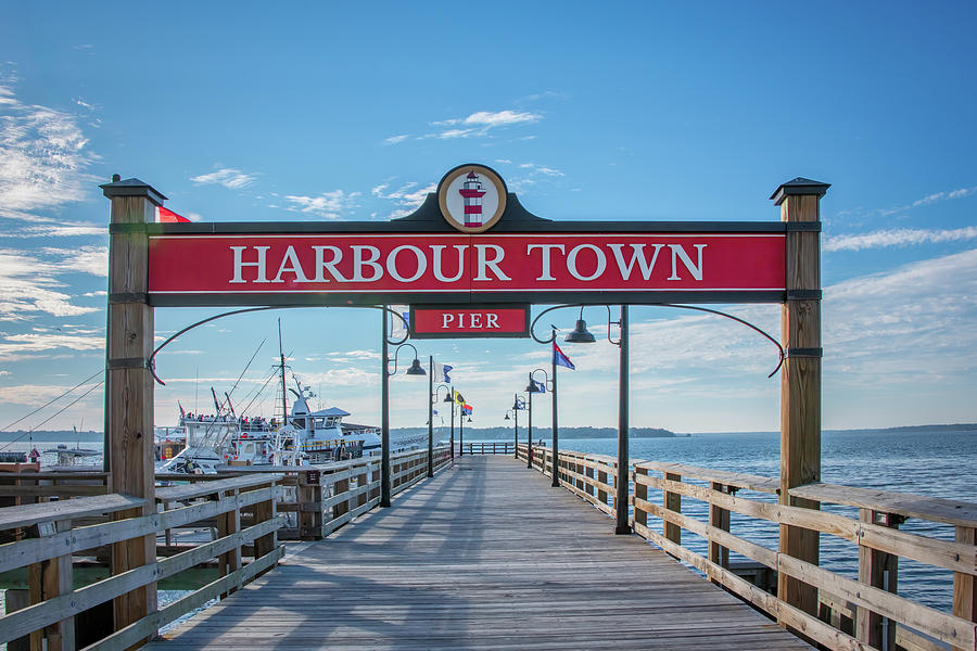 Pier - Harbour Town - Hilton Head Island SC - 1 Photograph by John Kirkland