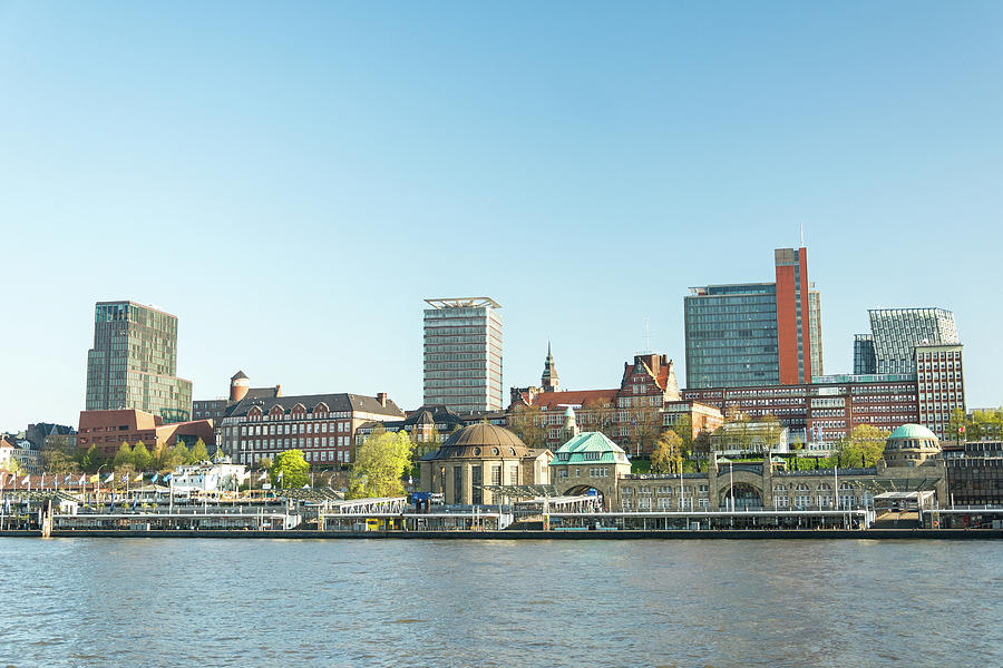 Pier in Hamburg Photograph by Calado Art - Pixels