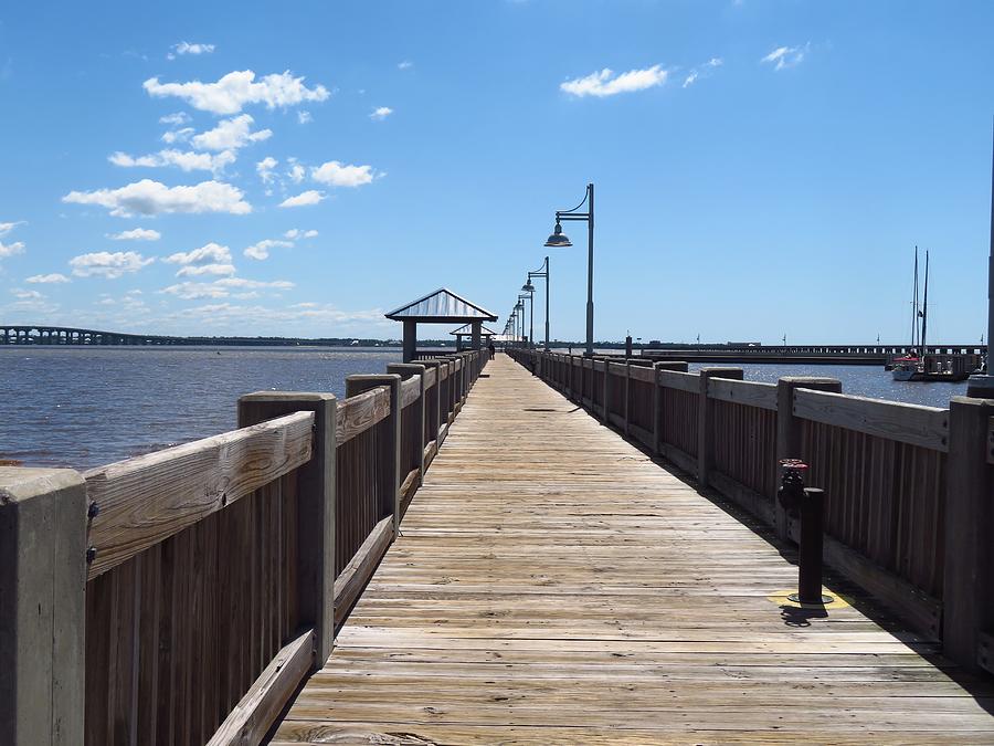 Pier on Bay St. Louis Photograph by Marie Alvarez - Fine Art America