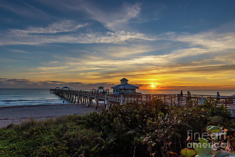 Pier Sunrise Photograph by Tom Claud