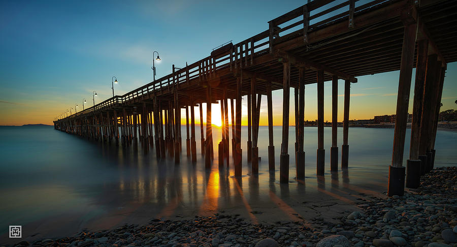 Pier Photograph - Pier Time Travel by Tim Hungerford Pier Photograph - Pier Time Travel by Tim Hungerford