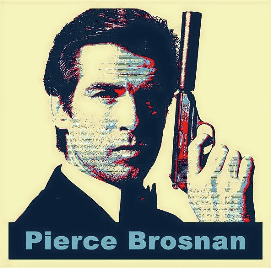 Pierce Brosnan - Actor Photograph by Bob Smerecki - Fine Art America
