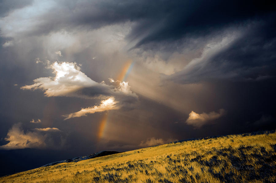 Pierce the rainbow Photograph by Paul Vitko