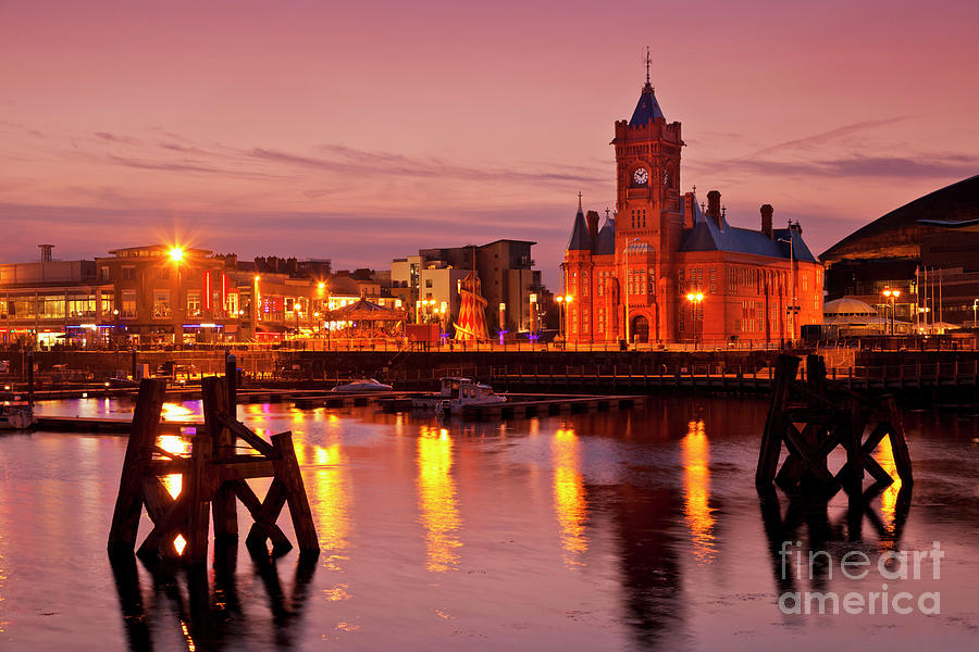 Pierhead building in Cardiff Bay, South Glamorgan, South Wales, UK Photograph by Neale And Judith Clark