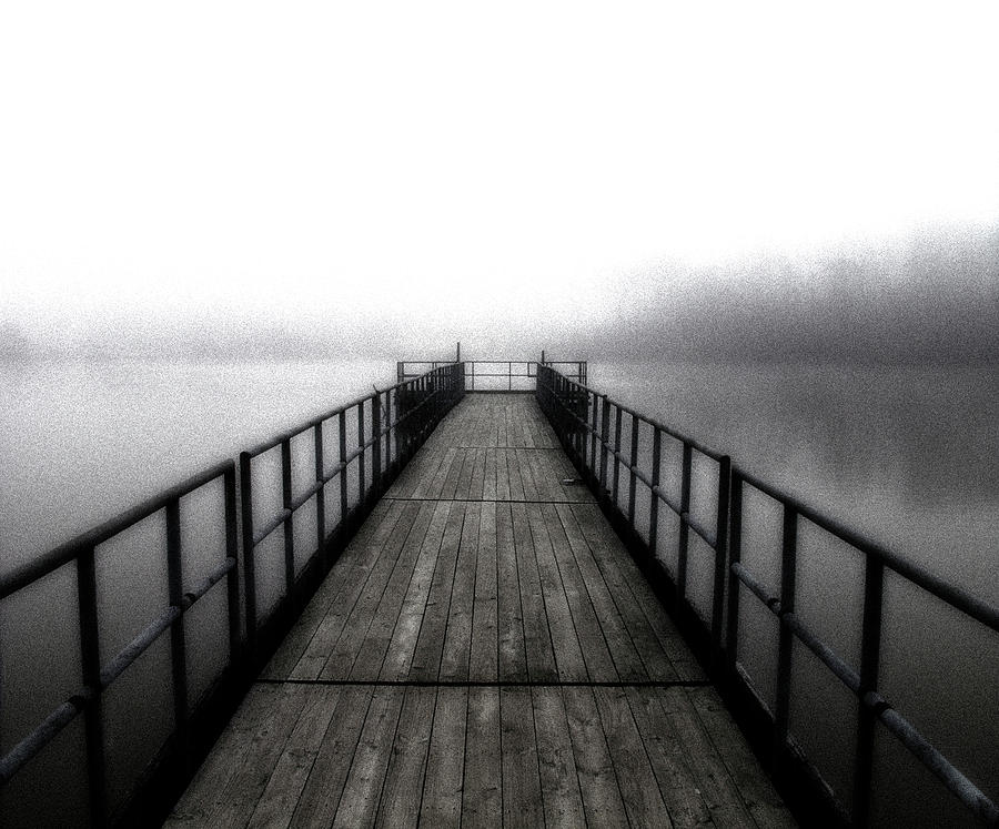Piering into the Fog Photograph by Rein Nomm
