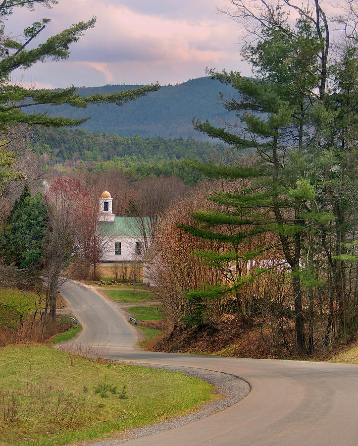 Piermont New Hampshire Village in Early Spring Photograph by Nancy Griswold