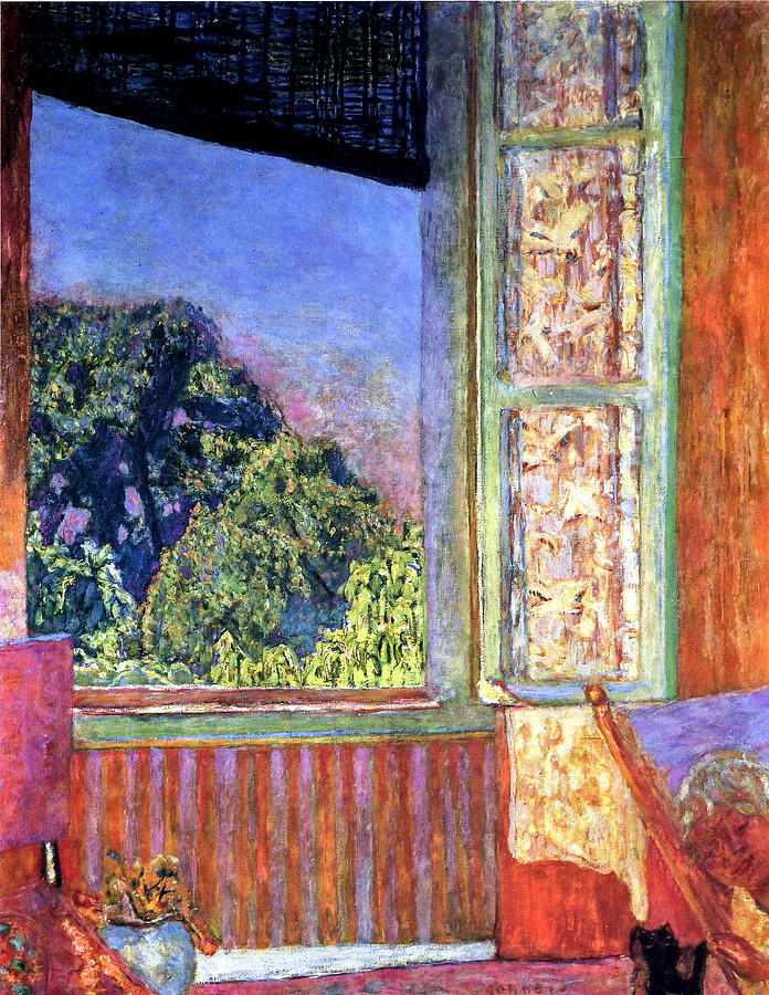 Pierre Bonnard 1921 La fenetre ouvert Painting by Artistic Rifki - Fine ...