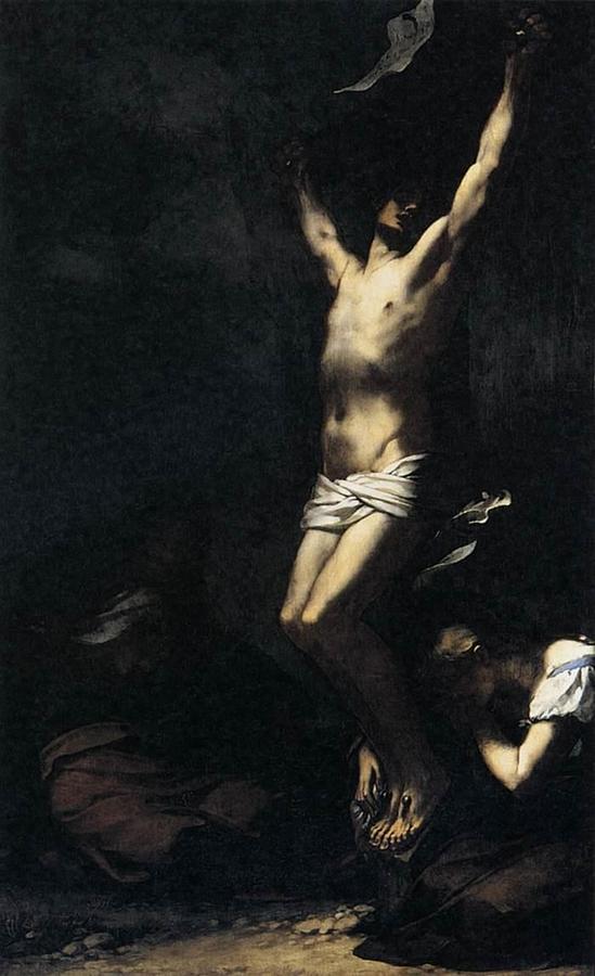 Vintage Painting - Pierre-Paul Prudhon - Crucifixion by Les Classics