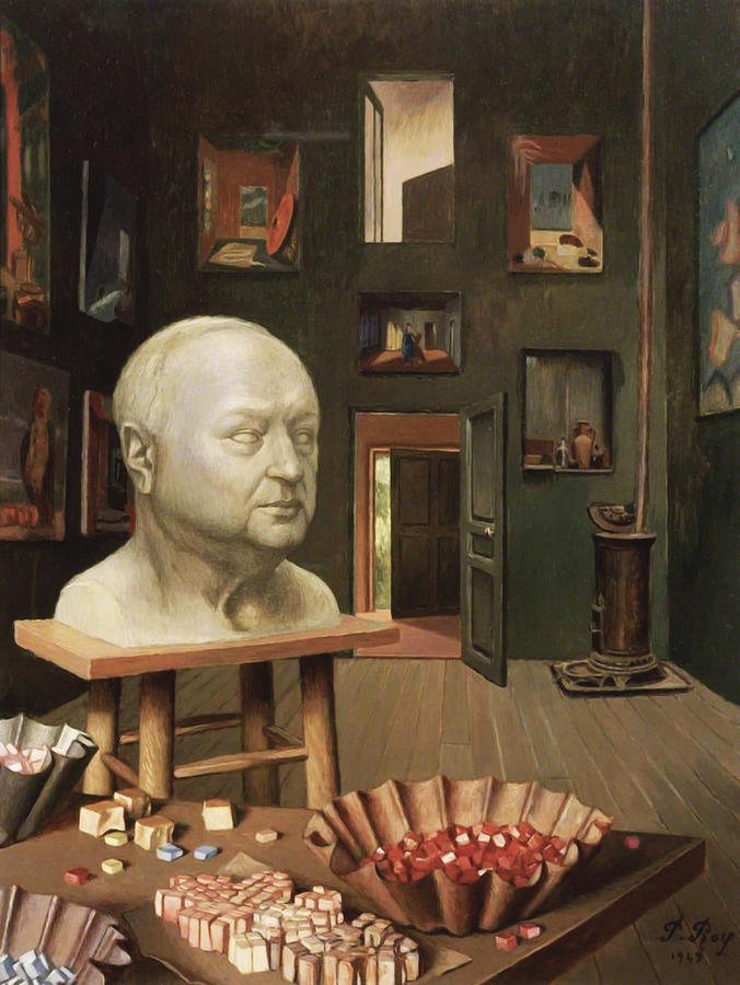 Boris Anrep In His Studio, 65 Boulevard Arago, Pierre Roy, 1880-1950 