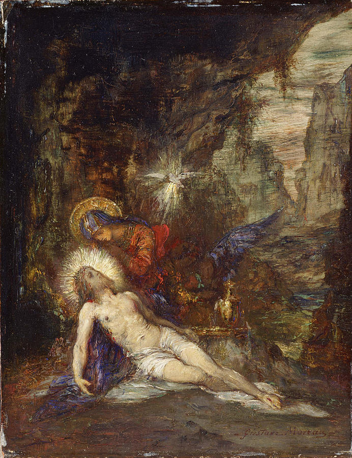 Gustave Moreau Painting - Piet    by Gustave Moreau