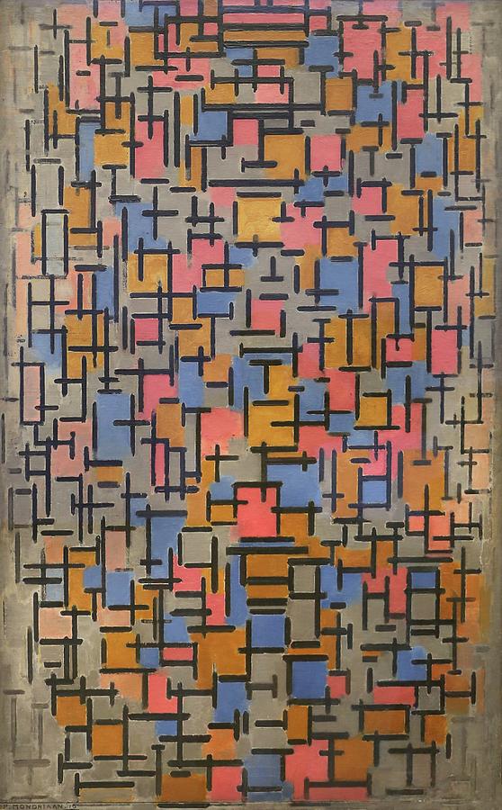 Piet Mondrian Composizione 1916 Painting by Piet Mondrian - Fine Art ...