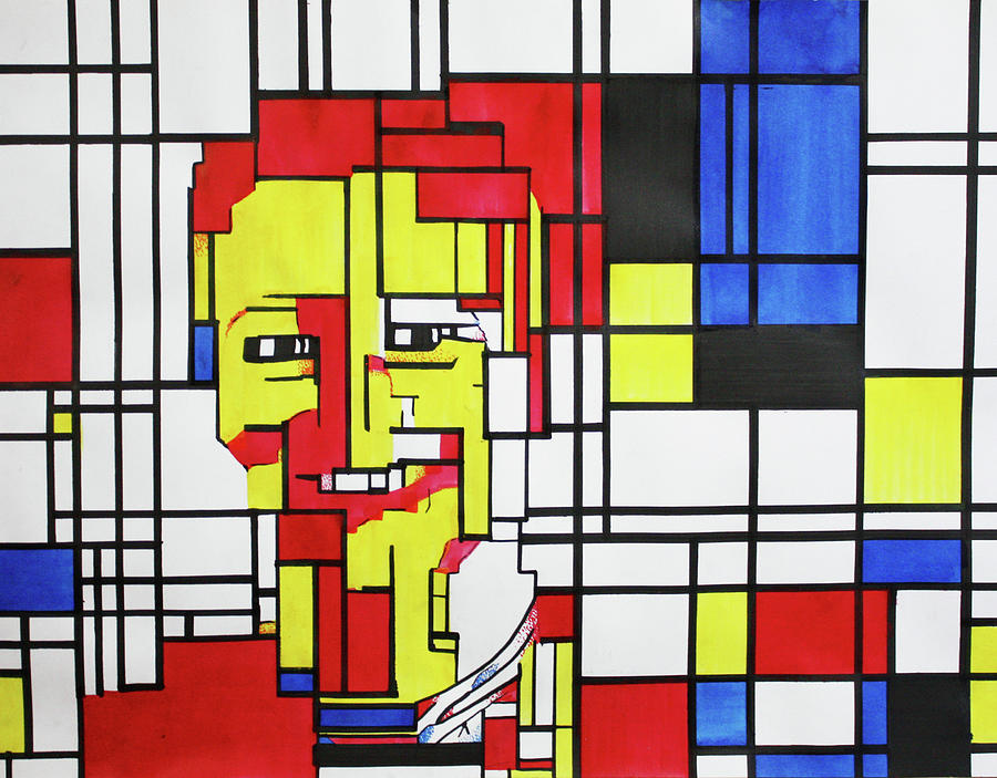 Piet Mondrian Painting by Henri Karimi - Fine Art America