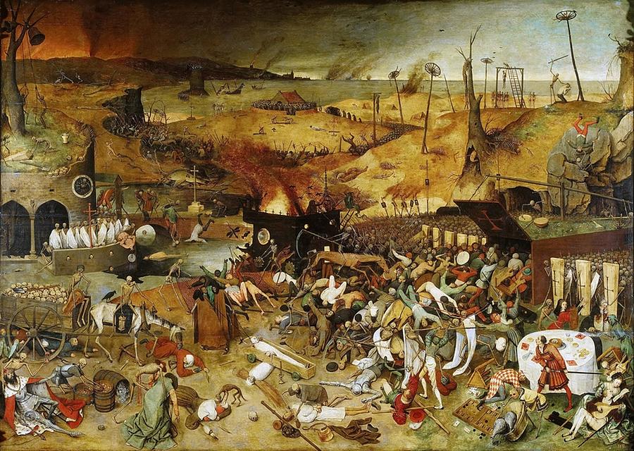 Pieter Brueghel the Elder - The Triumph of Death Painting by Les Classics