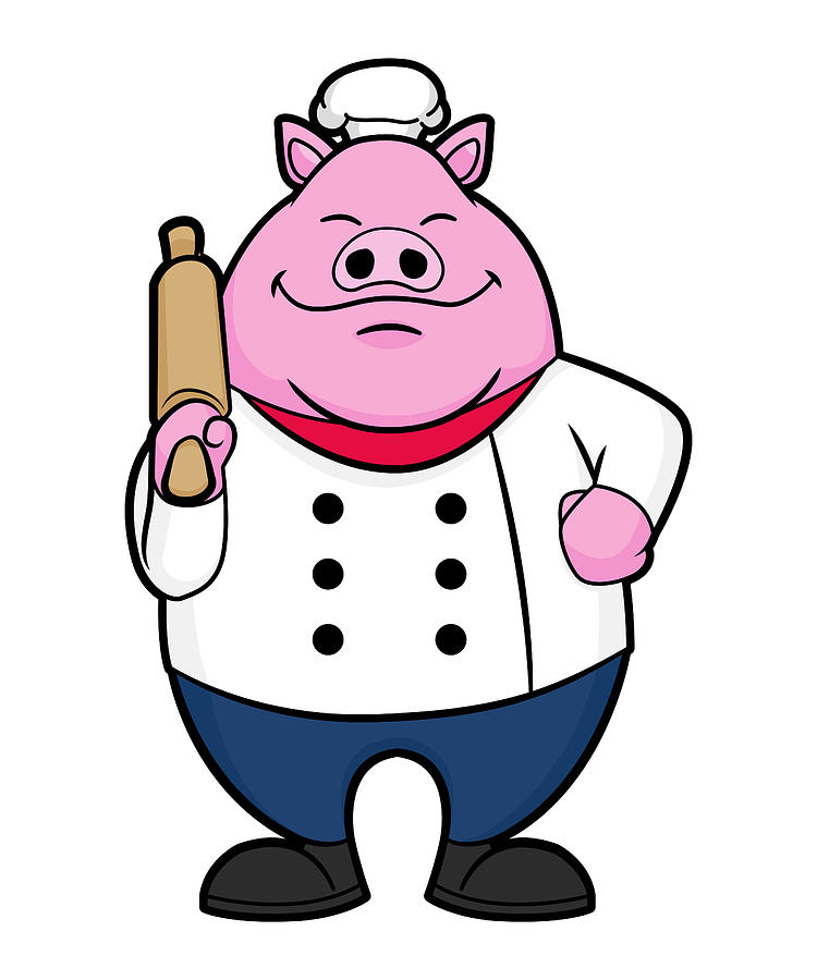 https://images.fineartamerica.com/images/artworkimages/mediumlarge/3/pig-as-cook-with-rolling-pin-markus-schnabel.jpg
