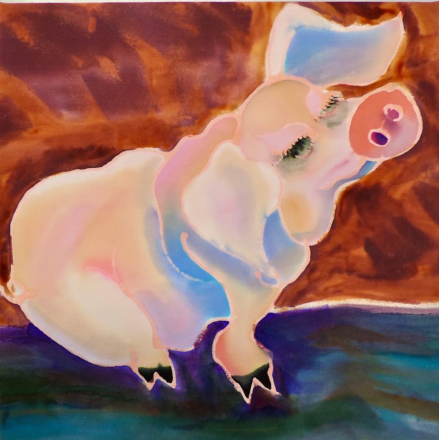 Pig Heaven Painting by Mary Gorman