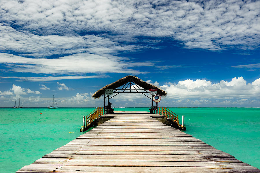 Pigeon Point Jetty, Tobago, Trinidad & Tobago Photograph by by Marc Guitard