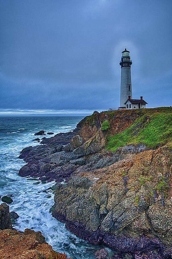 Pigeon Point Light Station - Pescadero, CA - W468 Photograph by Bruce McFarland