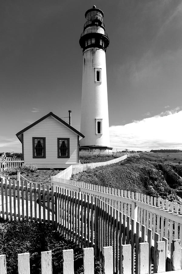 Lighthouse Photograph - Pigeon Point Lighthouse by Her Arts Desire