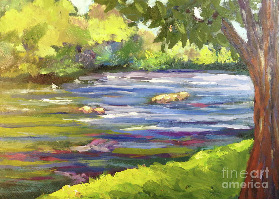 Pigeon River Painting by Anne Marie Brown