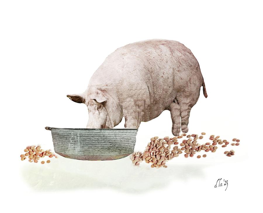 Pigging Out Photograph by Diana Angstadt