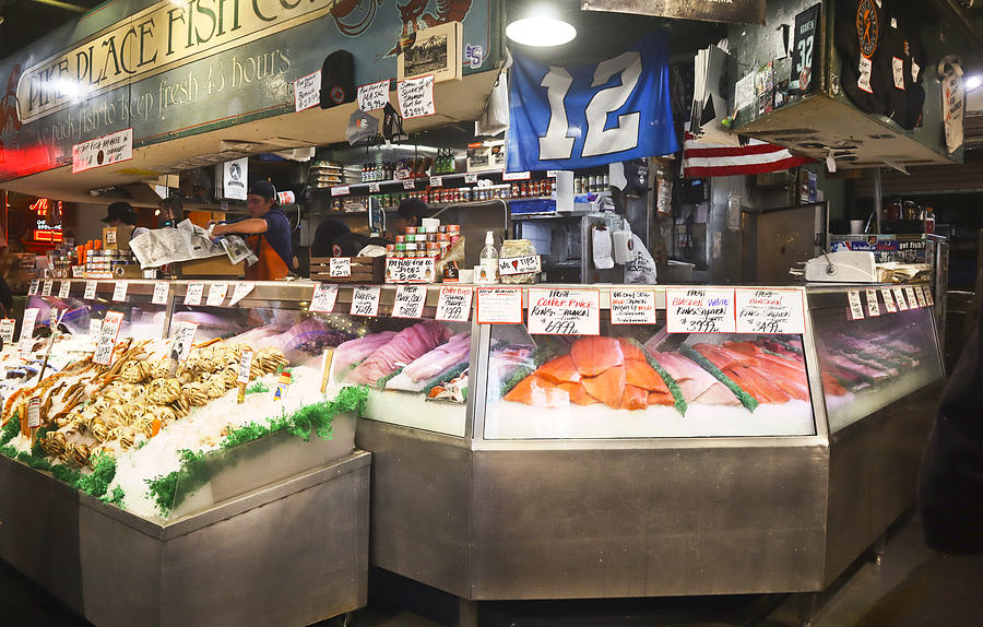 Pike Place Fish Company Photograph by Joyce Dickens