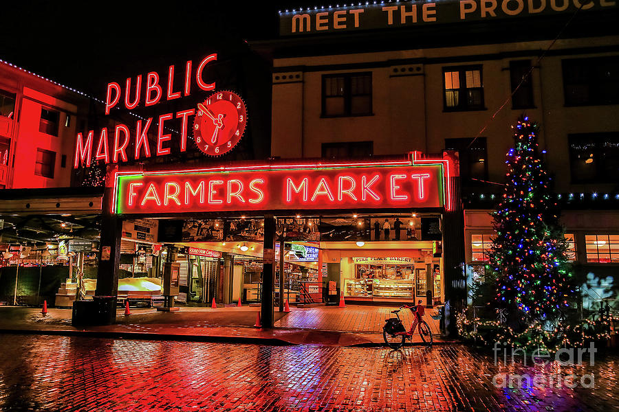 Pike Place Market Photograph by Jeff Schenekl