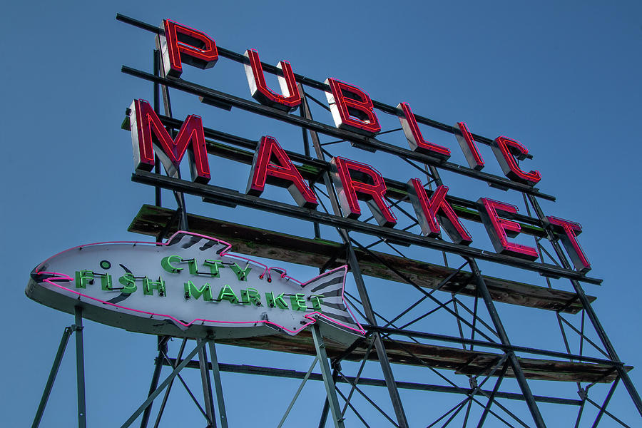 Pike Place Market - Seattle Photograph by Roger Mullenhour