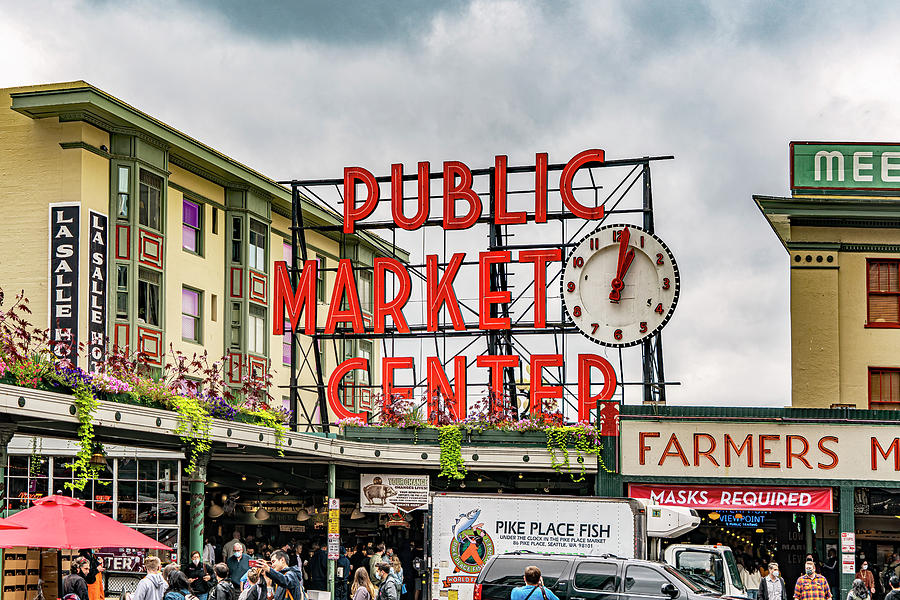 Pike Place Market Seattle Washington Photograph by Bob Slitzan