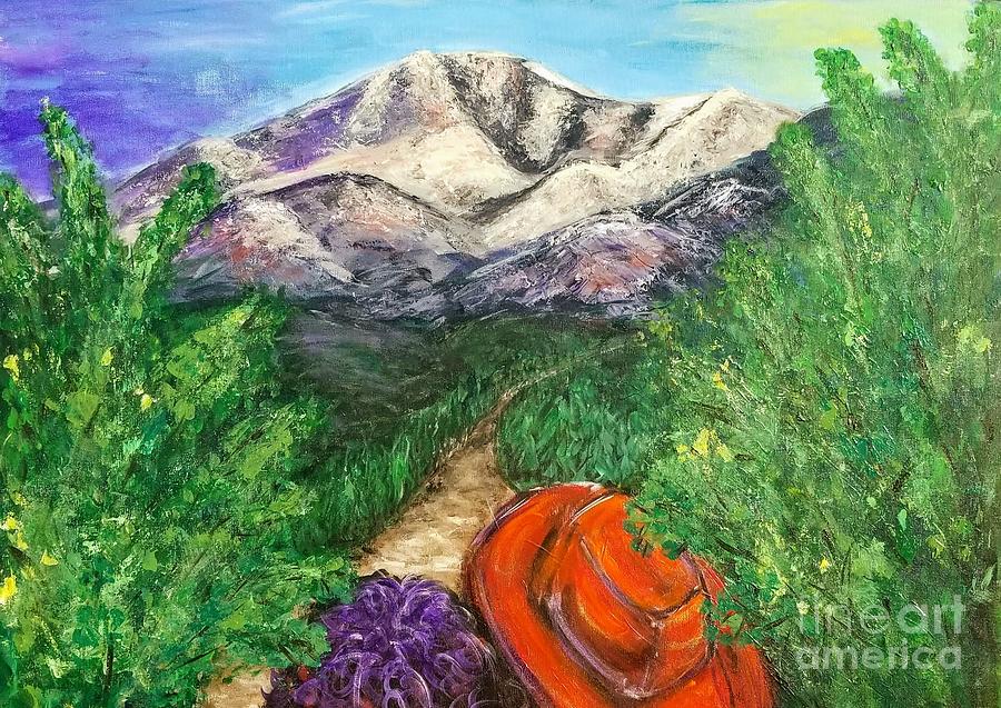 Pikes Peak Painting by Ania M Milo
