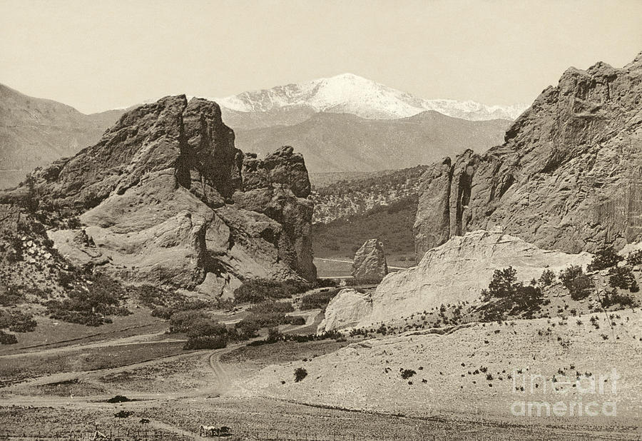 Pikes Peak, Colorado, c1900 Photograph by William H Jackson