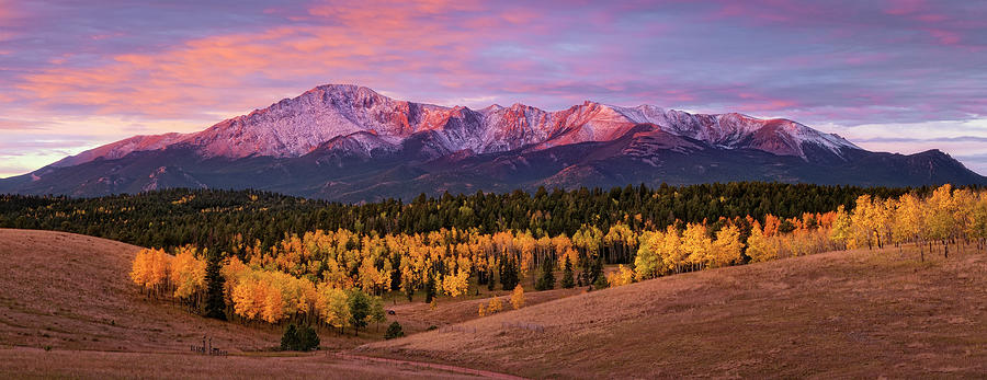 Pikes Peak in Fall Photograph by Laura Bennett - Fine Art America