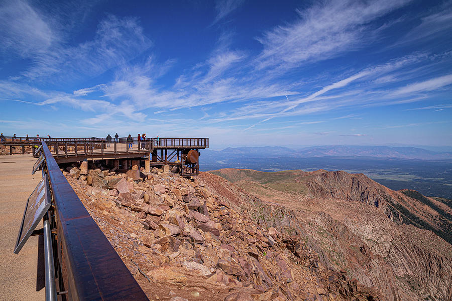 Pikes Peak Observation Deck Photograph by Cindy Robinson