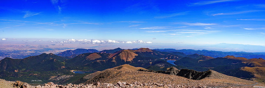 Pikes Peak Panorama Photograph by Dale R Carlson