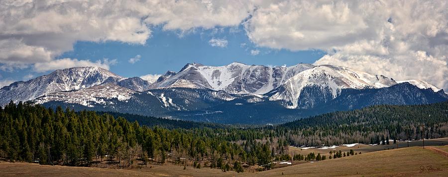 Mountain Photograph - Pikes Peak Panorama by Joe Bonita