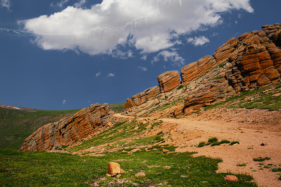 Pikes Peak Rock Formation Photograph