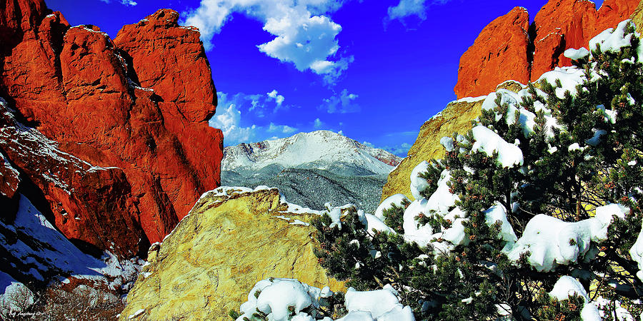 Pikes Peak Winter Day 5370 Photograph By Bob Augsburg