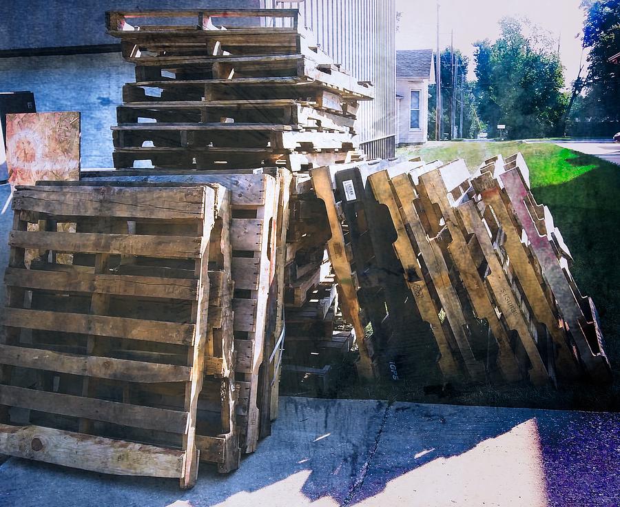 Pile of Pallets  Photograph by Eileen Backman