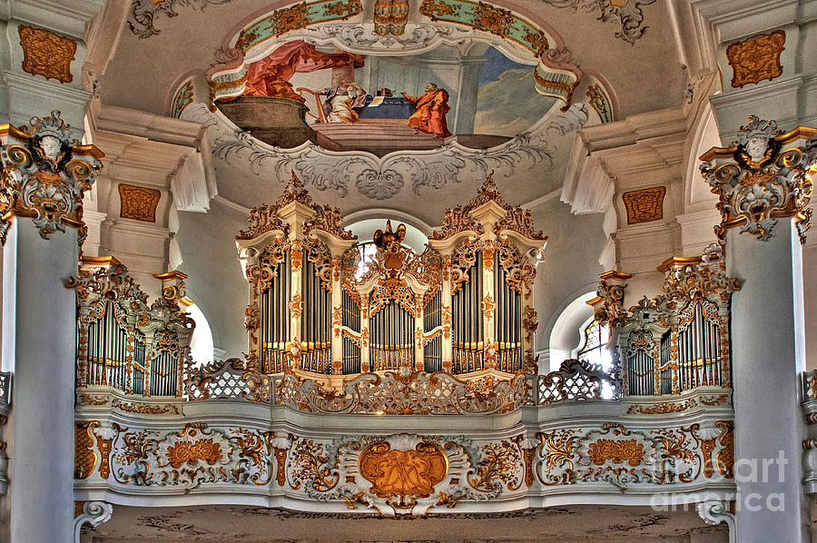 Pilgrimage Church of Wies - The Balcony - Germany Photograph by Paolo Signorini