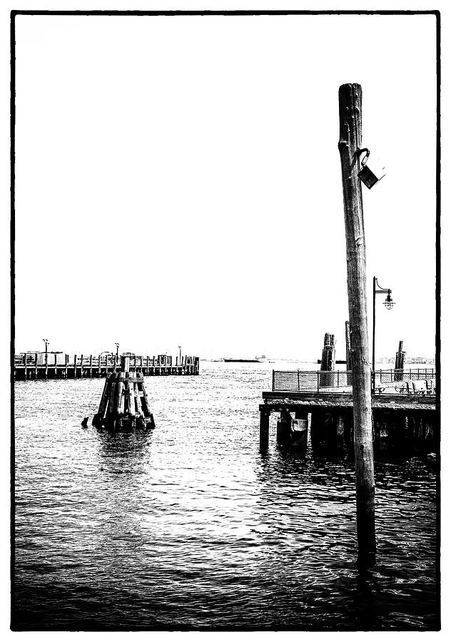 Black And White Photograph - Pilings XI by Ana Luiza Cortez