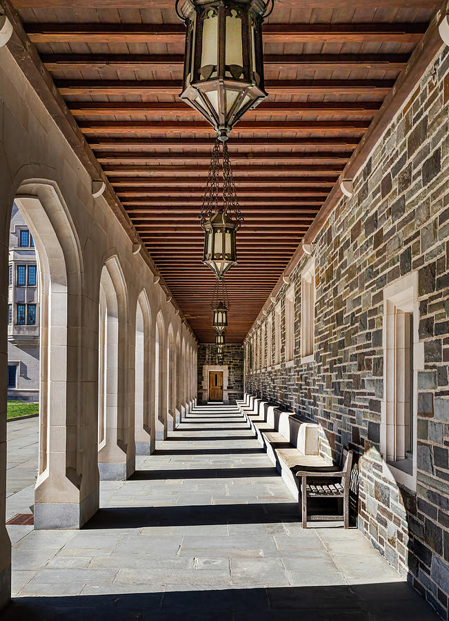 Pillared Walkway, Princeton University Photograph by Elvira Peretsman