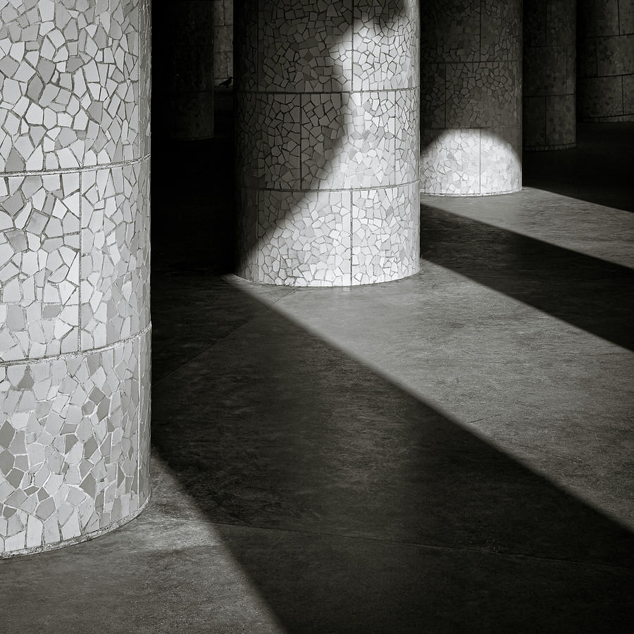 Barcelona Photograph - Pillars and Shadow by Dave Bowman
