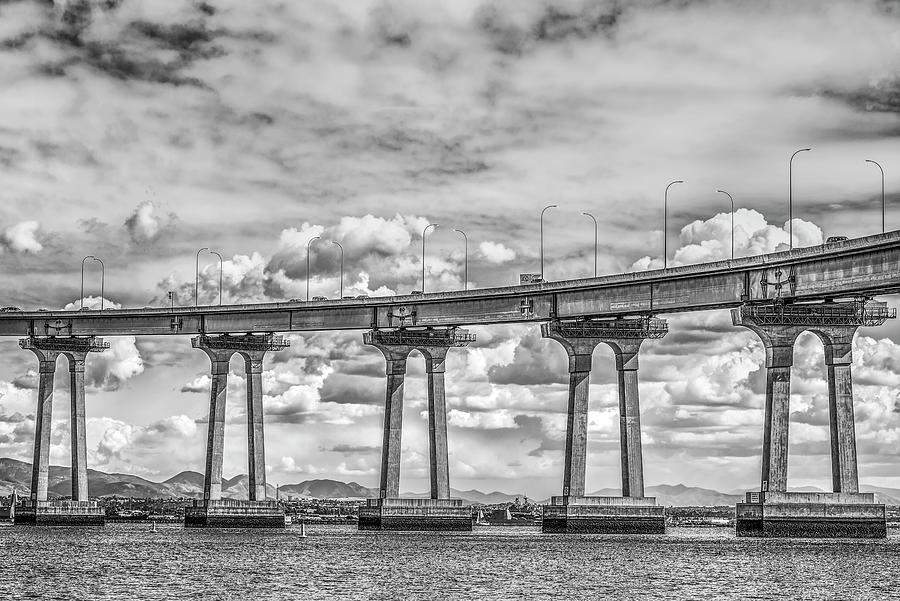 Pillars, Coronado Bridge Photograph by Joseph S Giacalone