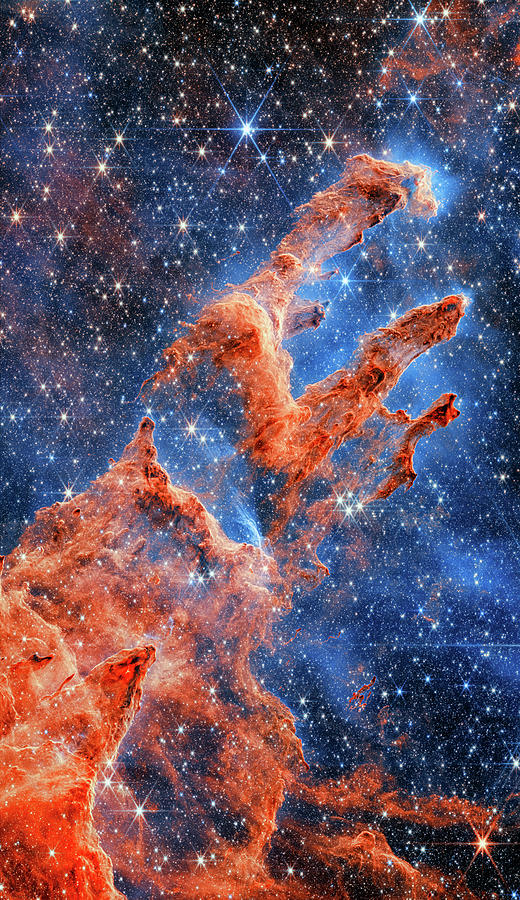 Interstellar Photograph - Pillars Of Creation #1 by Mango Art