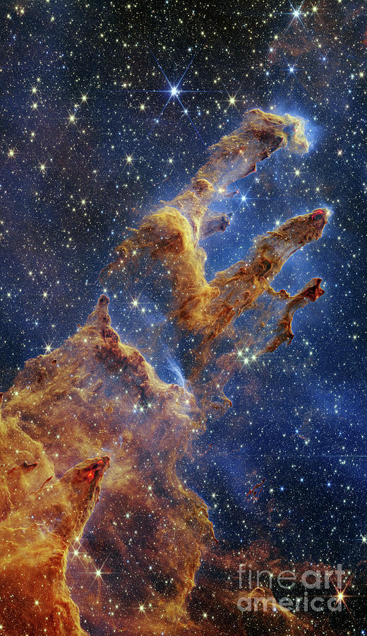 Pillars of Creation, JWST image Photograph by Science Photo Library