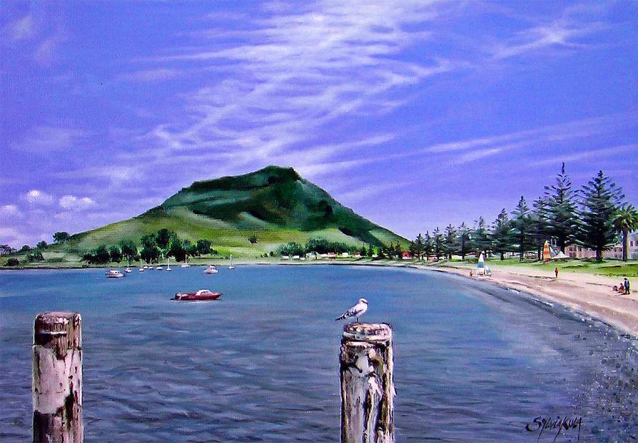 Pilot Bay Mt M 281007 #1 Painting by Sylvia Kula