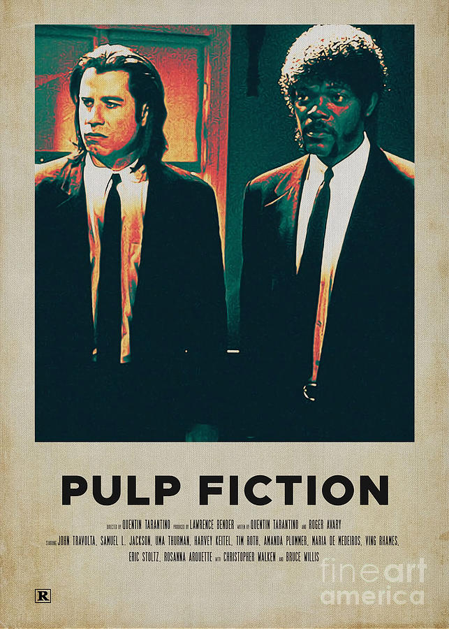 PILP FICTION Poster Most Popular Cult s nature Tapestry - Textile by ...