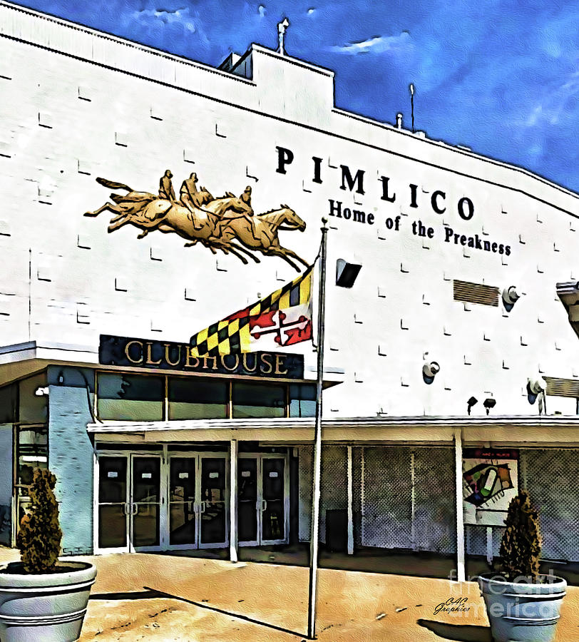 Pimlico Clubhouse Digital Art by CAC Graphics