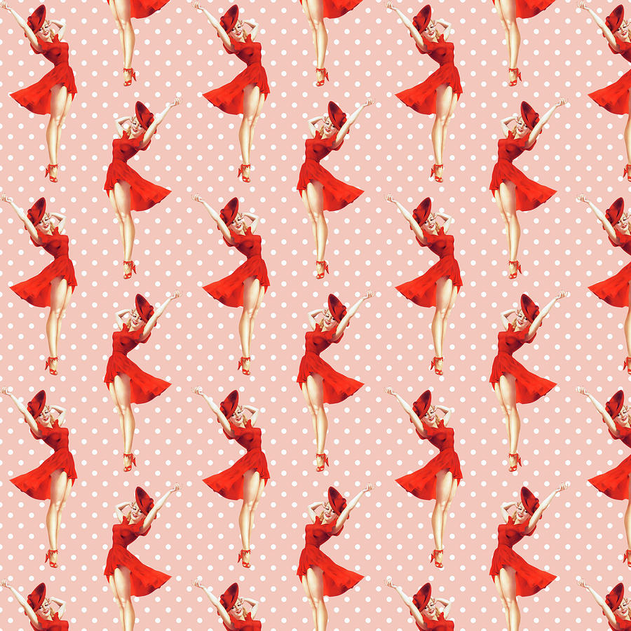 pin up polka dot